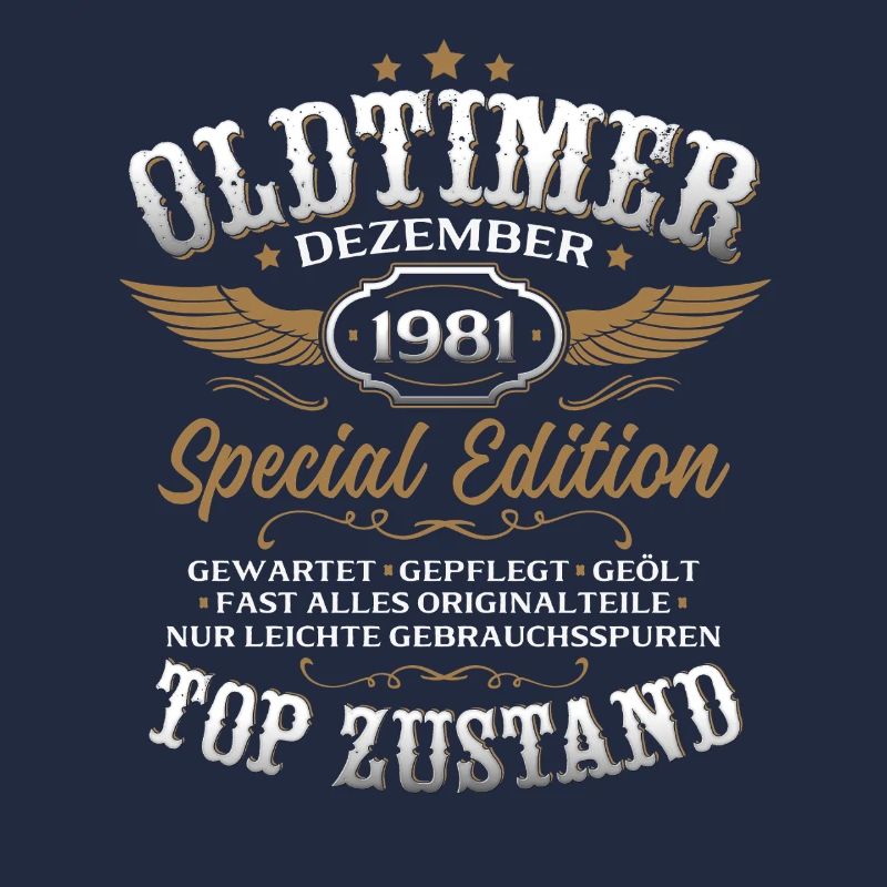 44. Geburtstag Geschenk Oldtimer Dezember 1981
