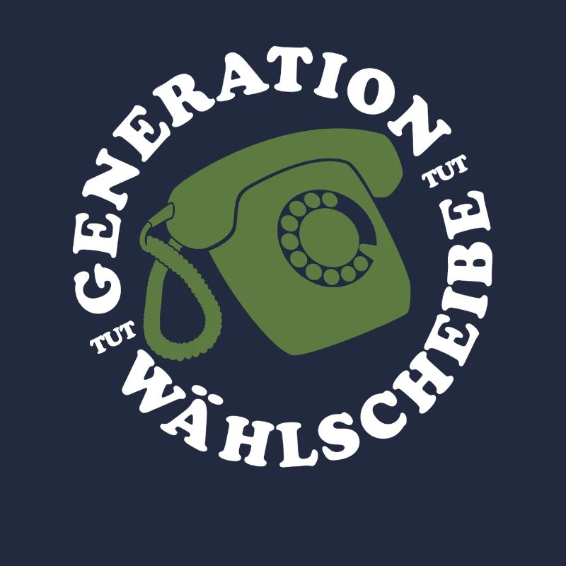Generation Wählscheibe Festnetz Telefon