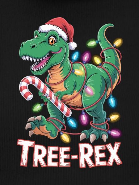 Tree-Rex Dinosaurier - T-Rex mit Lichterkette