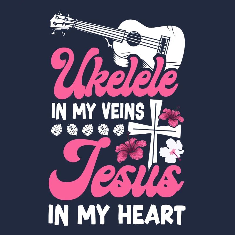 Ukulélé hawaïen Uke Jésus Foi