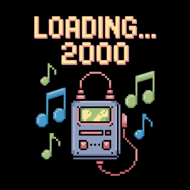 Retro Pixel Design – Chargement 2000