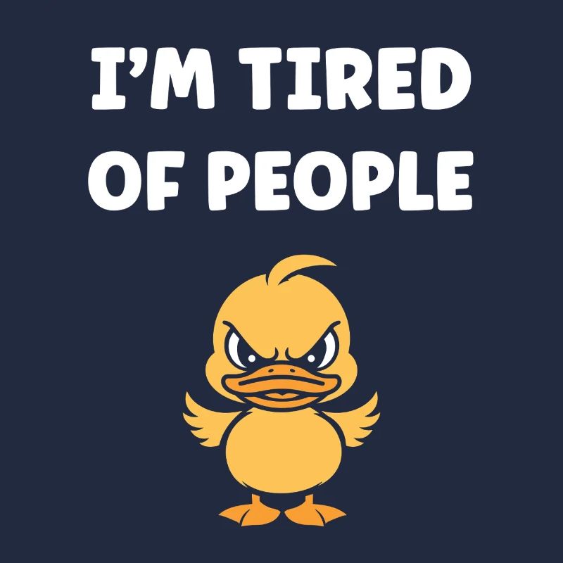 Genug von den Leuten, Grumpy Duck.