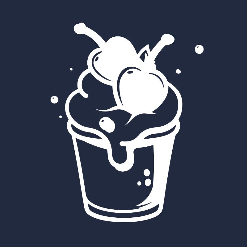 Eisbecher Zeichnung