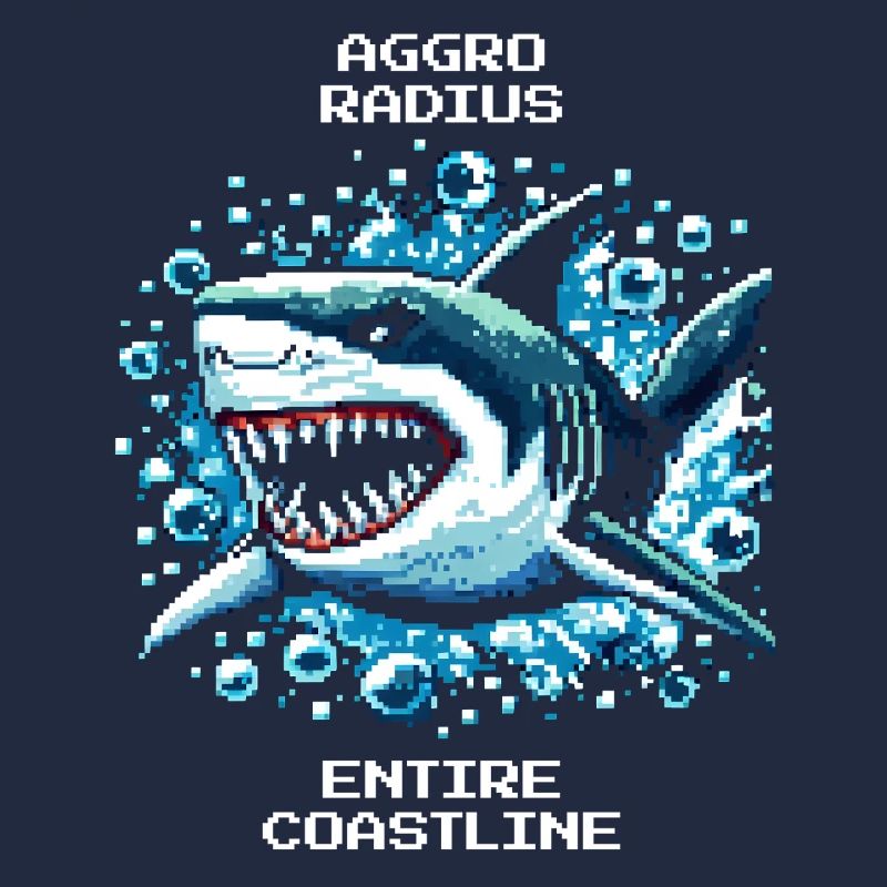 Aggro Radius | Shark whole coastline