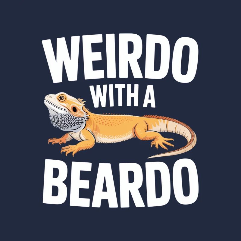 Beardo Lizard Caption Tee