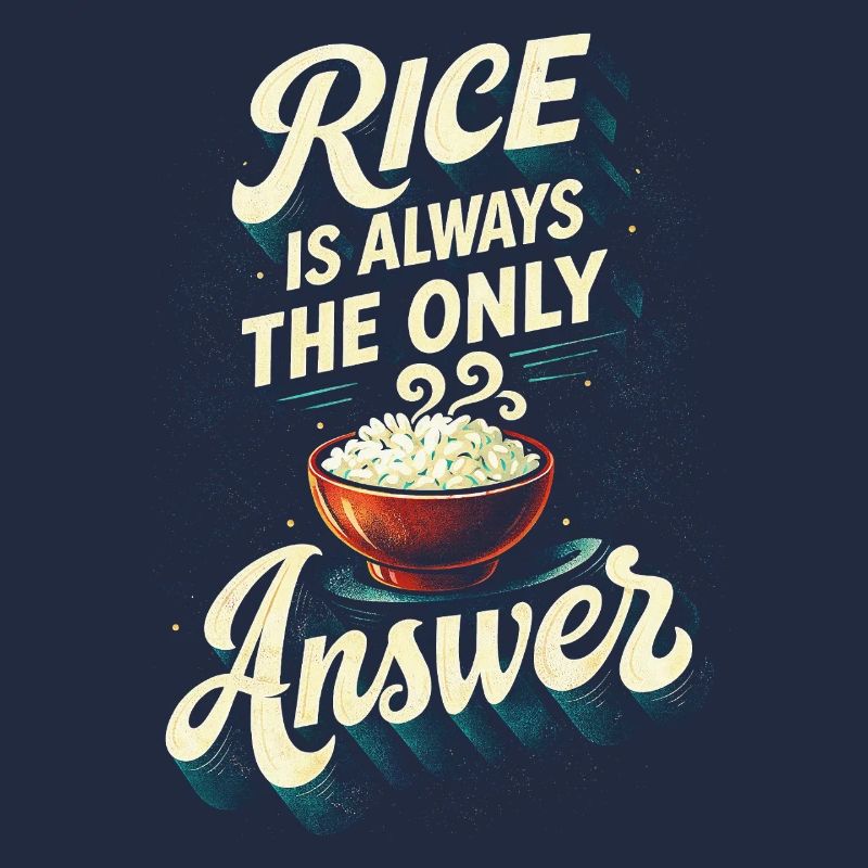 Le riz asiatique est toujours la seule solution