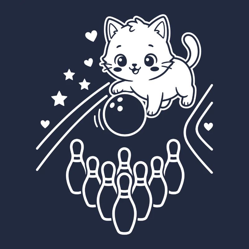 Kawaii Katze Bowling