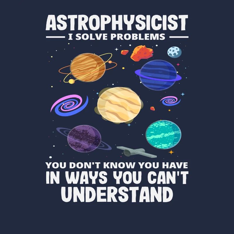 Astrophysicien Problem Solvant Problèmes Drôle de Diction