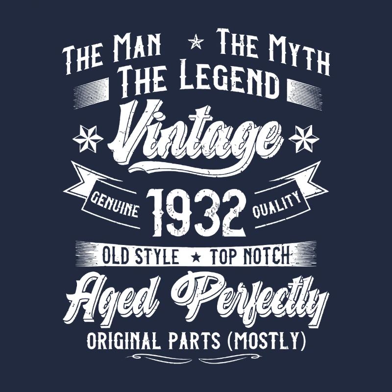 Imprimé Legend Tee vintage de 1932