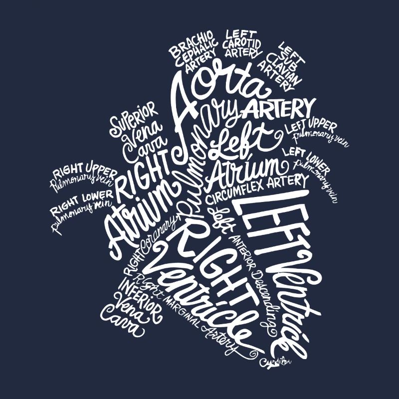 Blattwort-Kunsttypografie