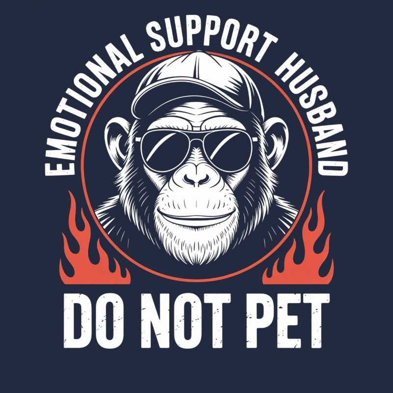 Singe de soutien émotionnel à ne pas caresser