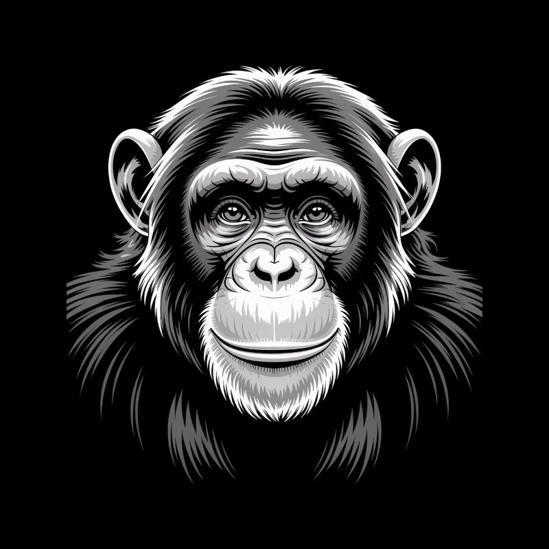 Affe Schimpanse