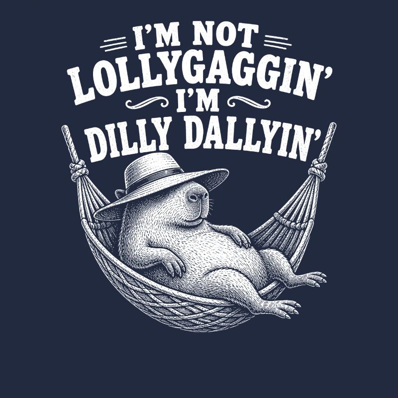 I don't dawdle, I dawdle, Capybara!
