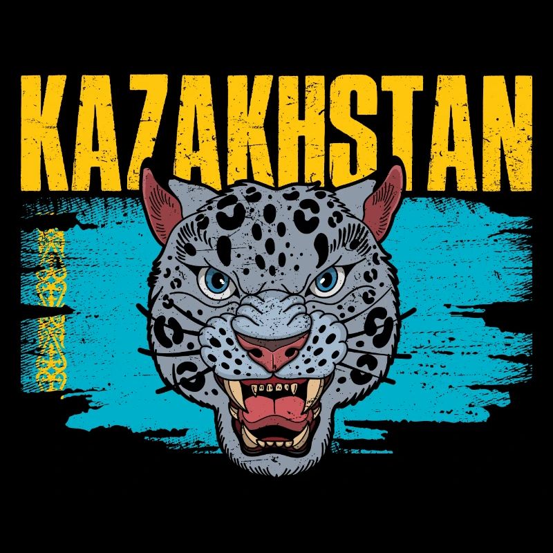 Kasachstan Scheeleopard Kasach Kasachisch