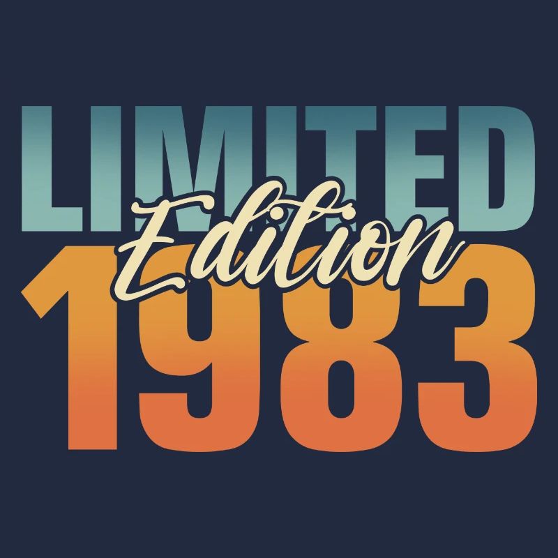 40e anniversaire 1983 Né 40 ans