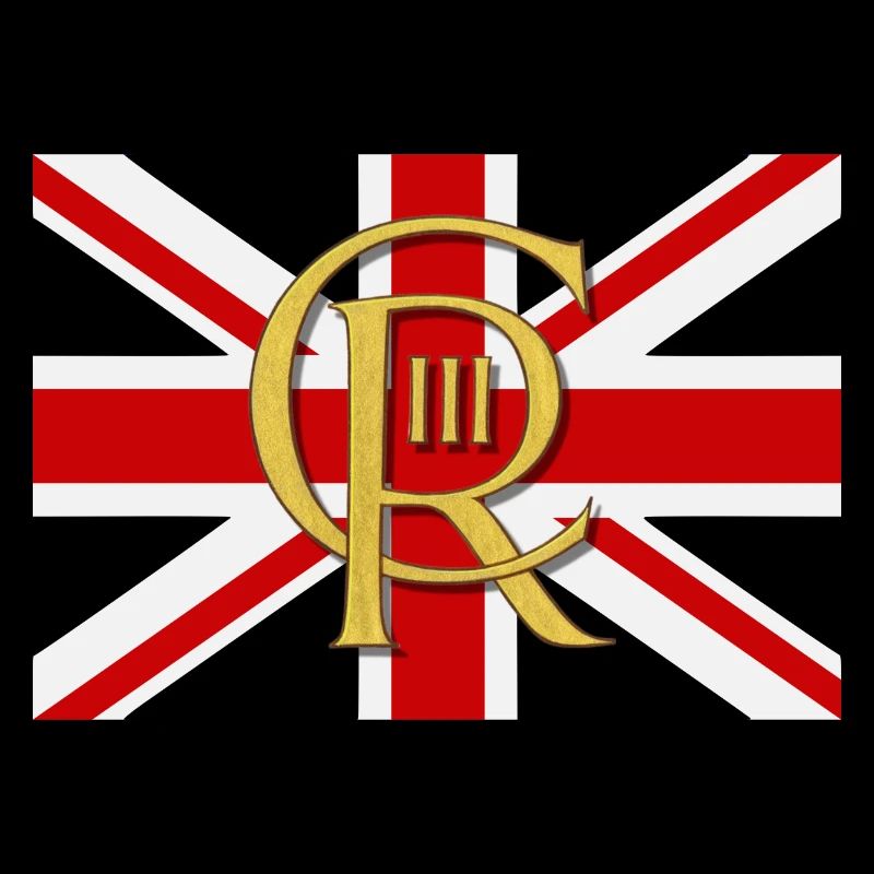 Couronnement du roi britannique Charles Angleterre Drapeau