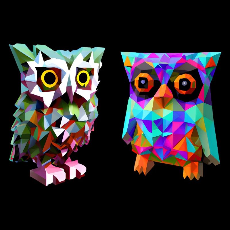 Hiboux polygonaux