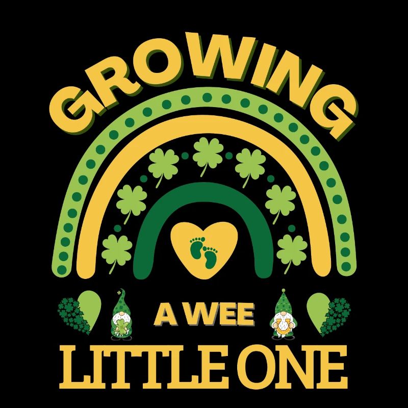 Growing A Wee Little One St. Patrick's Day Regenbogen