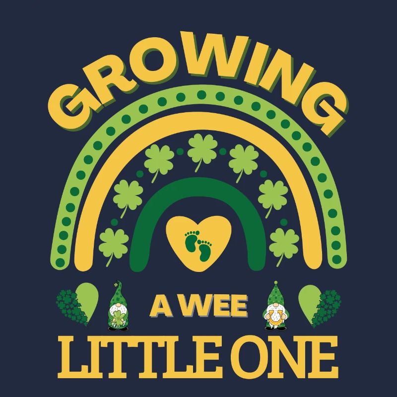 Growing A Wee Little One St. Patrick's Day Regenbogen