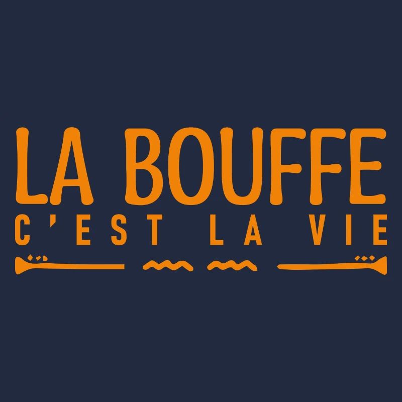 La bouffe c'est la vie. J'aime la bouffe.