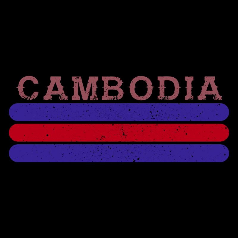 Cambodge Drapeau Asie Tradition Vacances