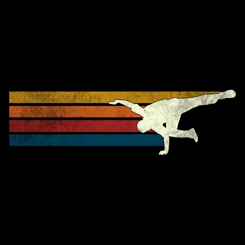 Retro Breakdance Breakdancer