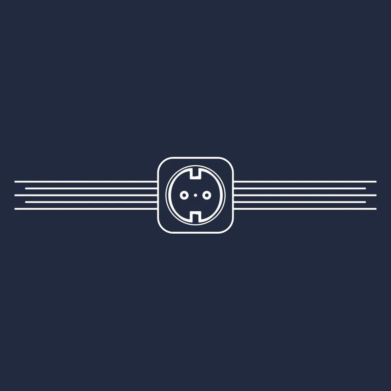 Steckdose Element Symbol Elektriker