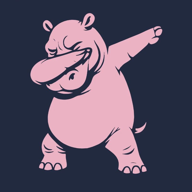 Dabbing Hippo - Dab Dance - Gift