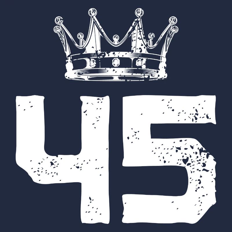 45 Number crown