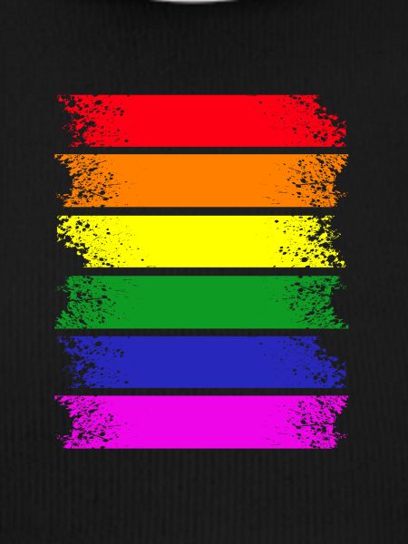 Regenbogenstreifen quer