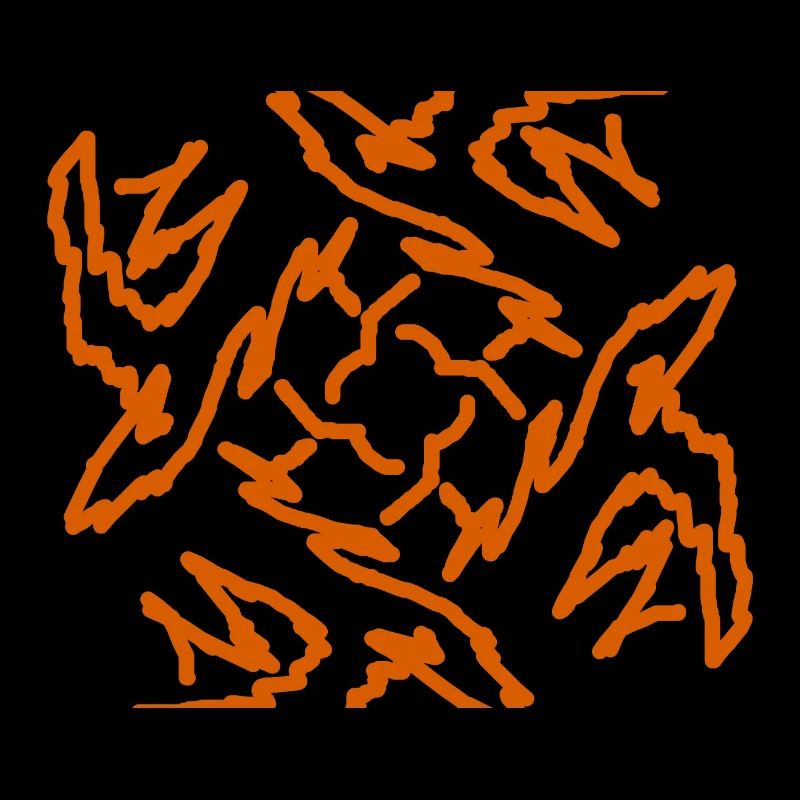 red flower pattern modern art