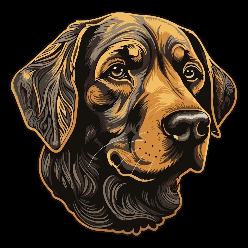 Portrait de chien Labrador
