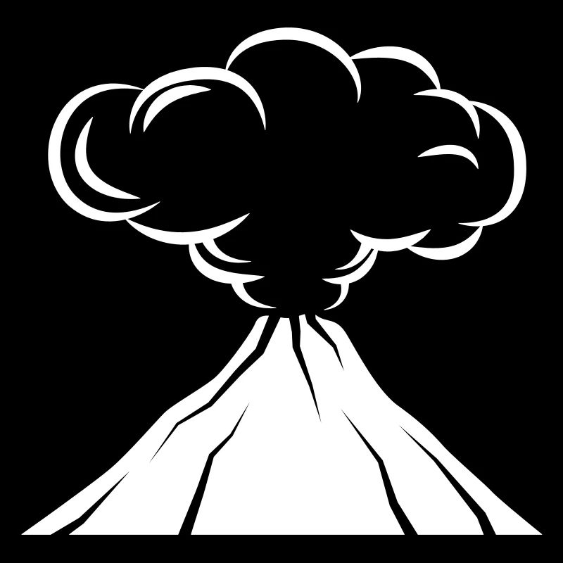 Icône de volcan