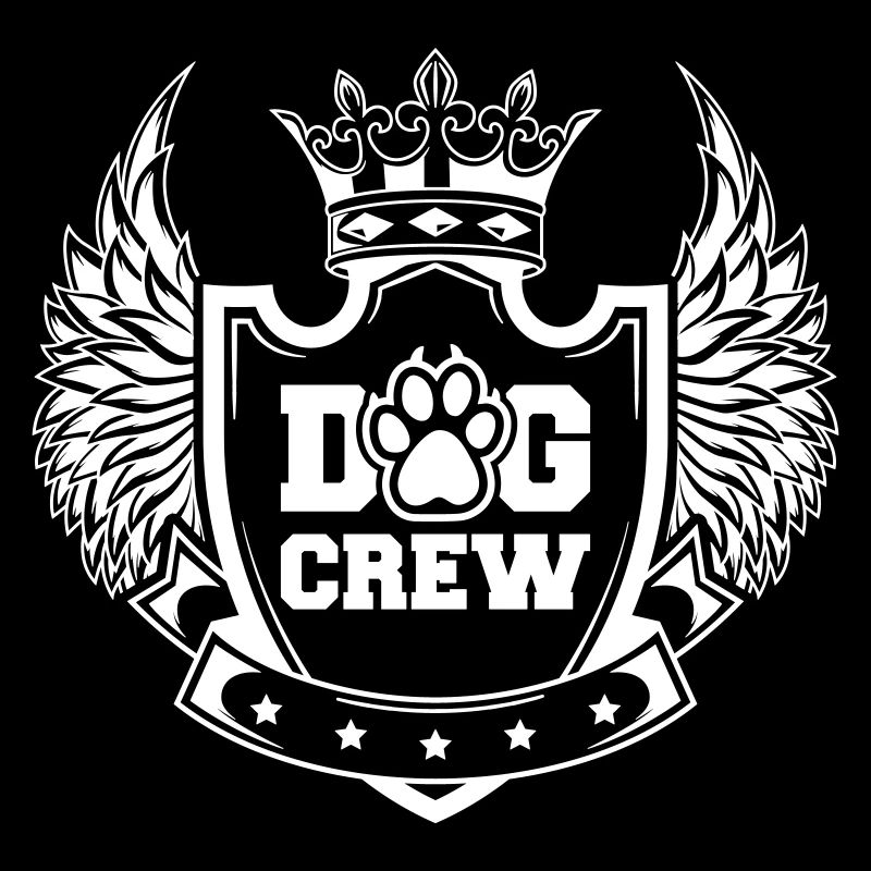 Dog Crew Crest Logo