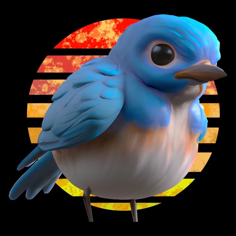 Hut Warbler Bird Design