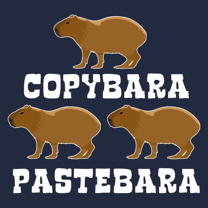 Copybara - Capybara Wortspiel - Copy Paste