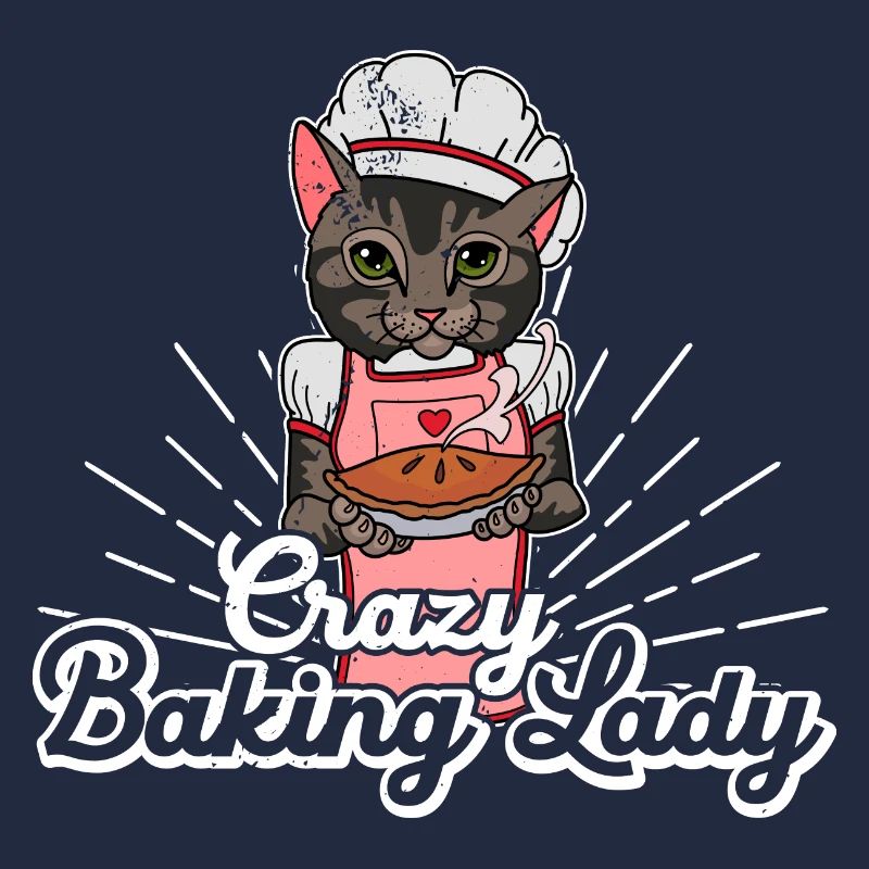 Bäcker Backen Brötchen Sauerteig Katze Spruch