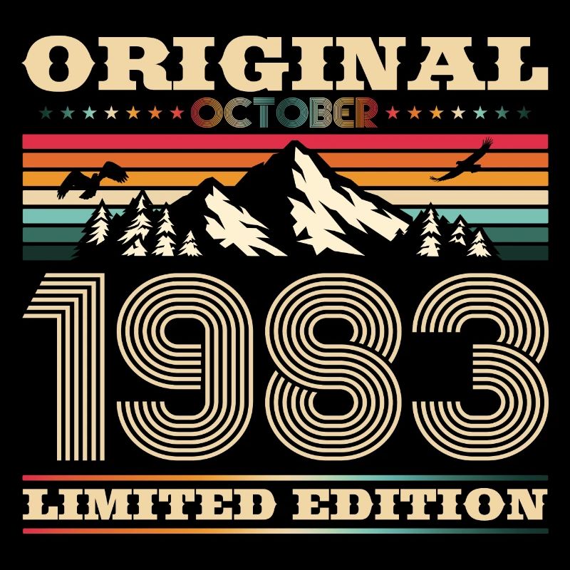 40th Birthday Original October Year 1983
