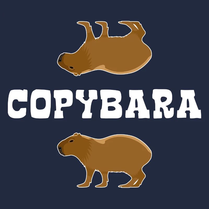 Copybara - Capybara Wortspiel - Copy Paste
