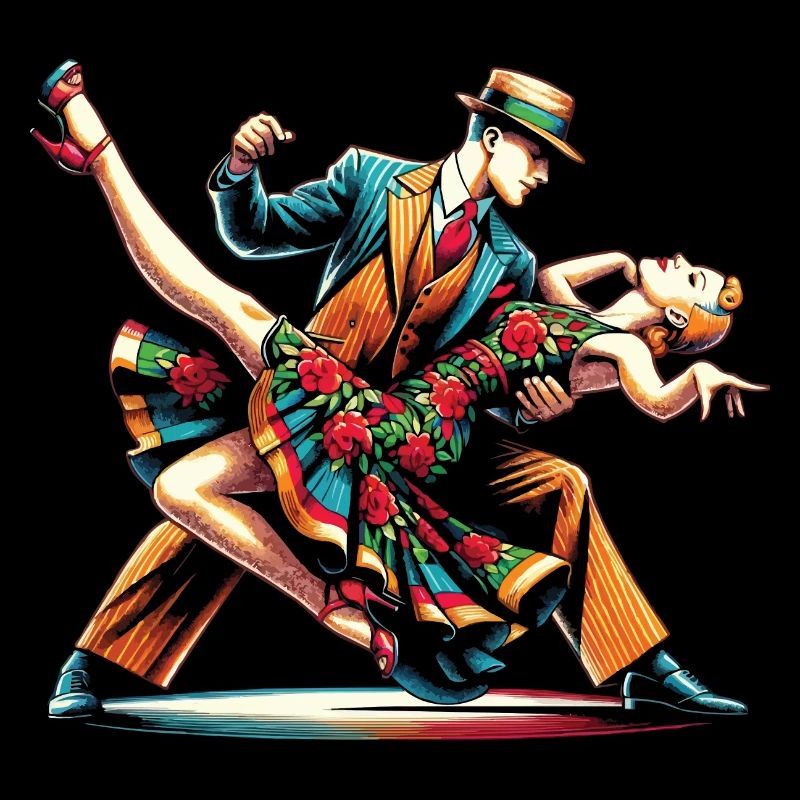 Danseur de Lindy Hop Danse Swing Danse