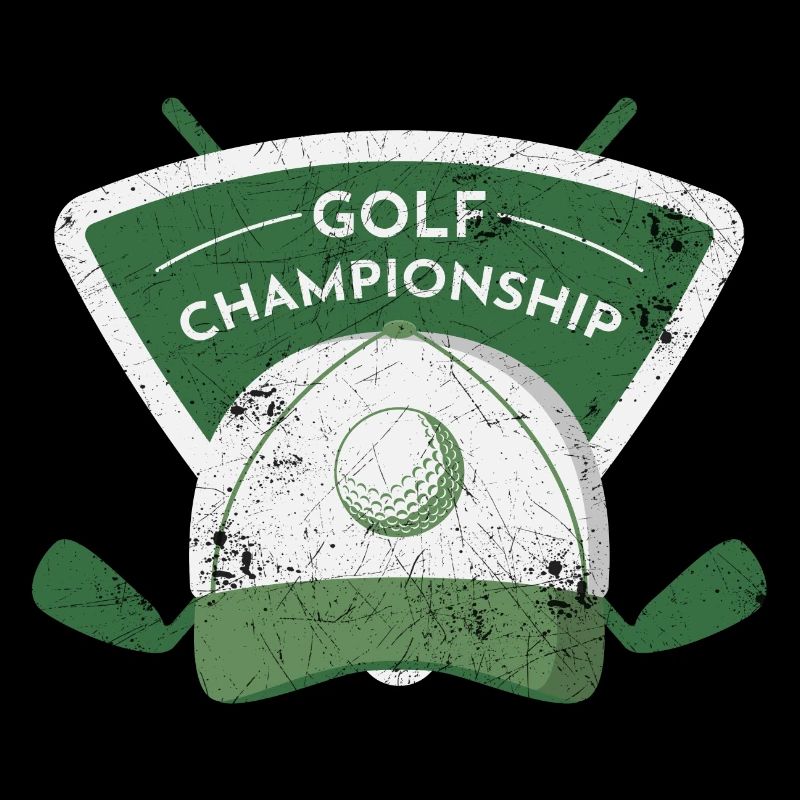 GOLF GOLFER GOLFSCHLÄGER CAP MOTIVE SHIRT GESCHENK