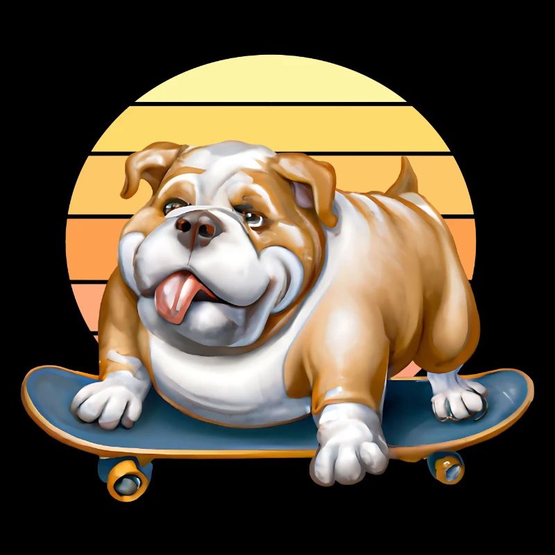Skateboard Bulldog