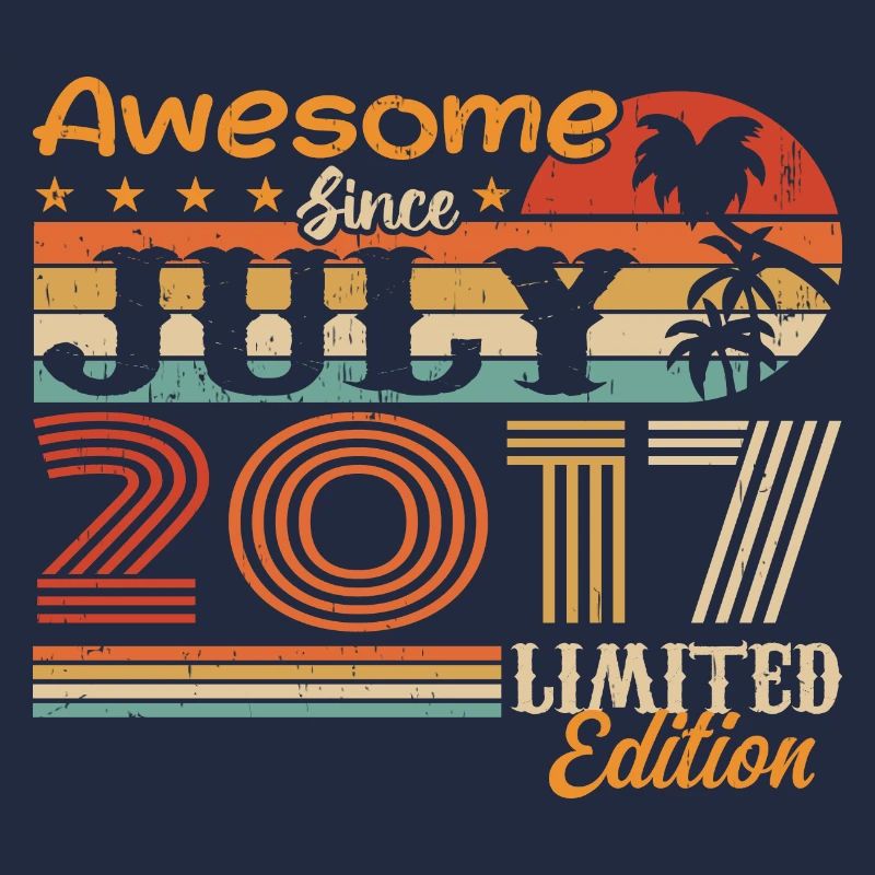 Juli 2017 Juli Geburtstagsgeschenk Juli 2017