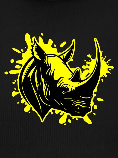 Nashorn Tier Kopf