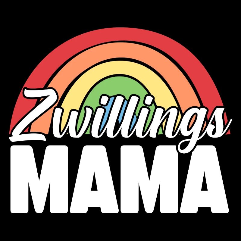 Mutter Mama von Zwillingen Zwillingsmama
