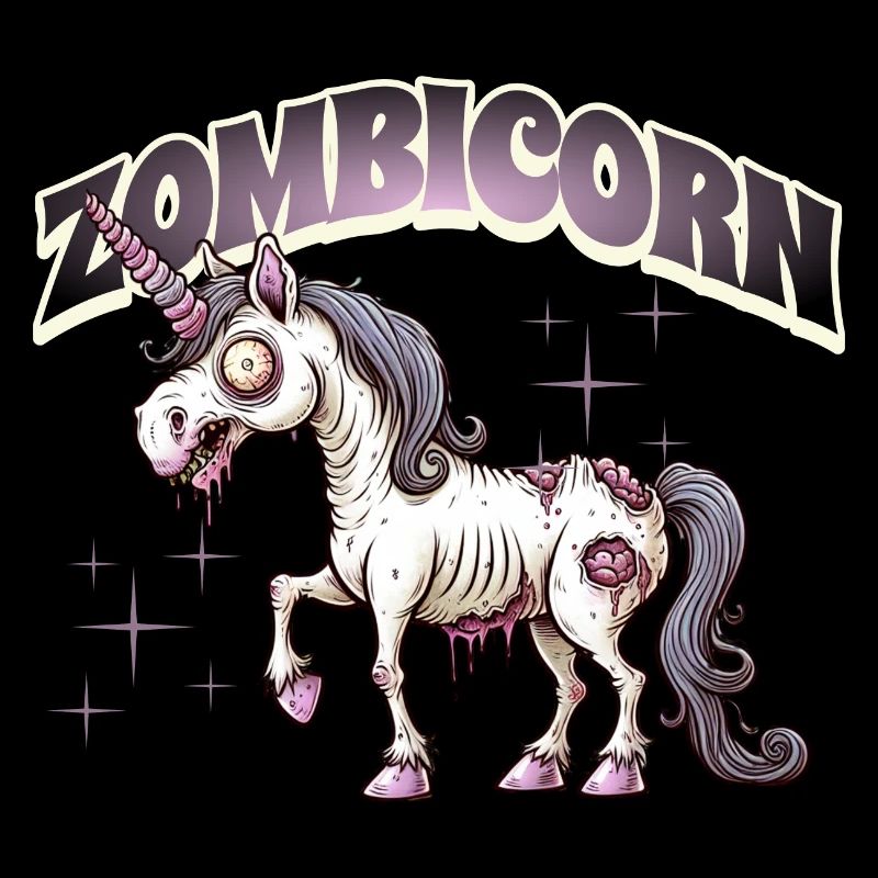 Zombiecorn Zombie Einhorn