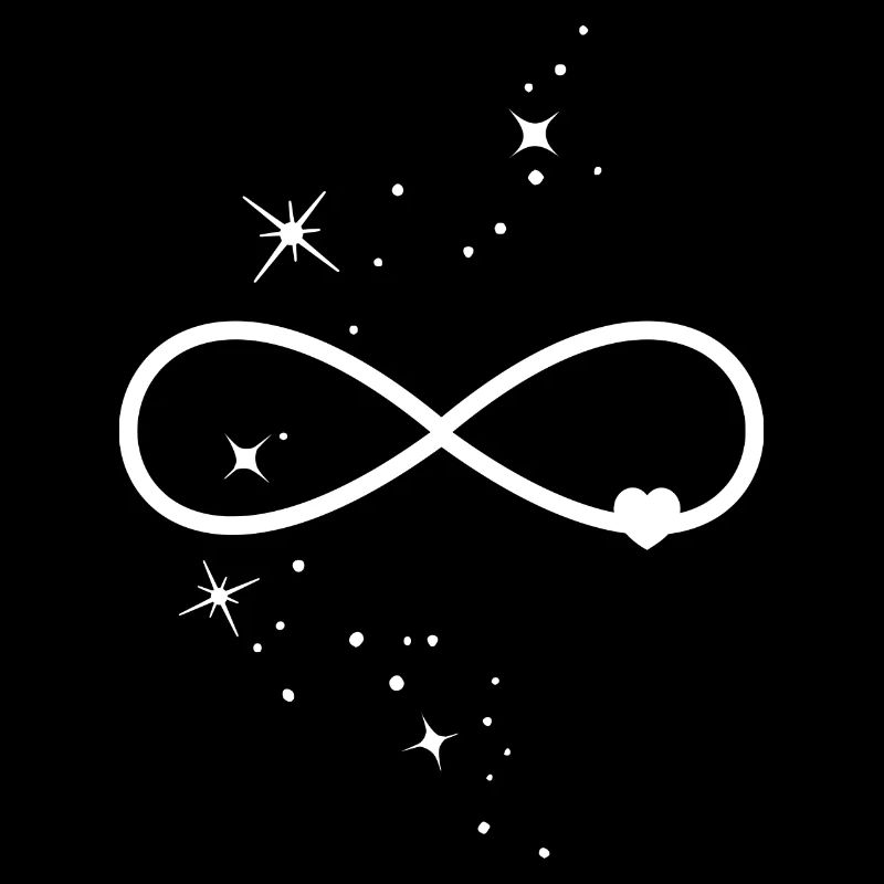 Infinity infinity icône étoile de galaxie