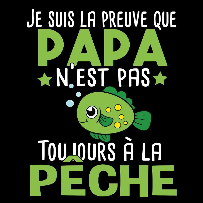 Papa Pêche Pêcheur Bébé Nourrisson Naissance
