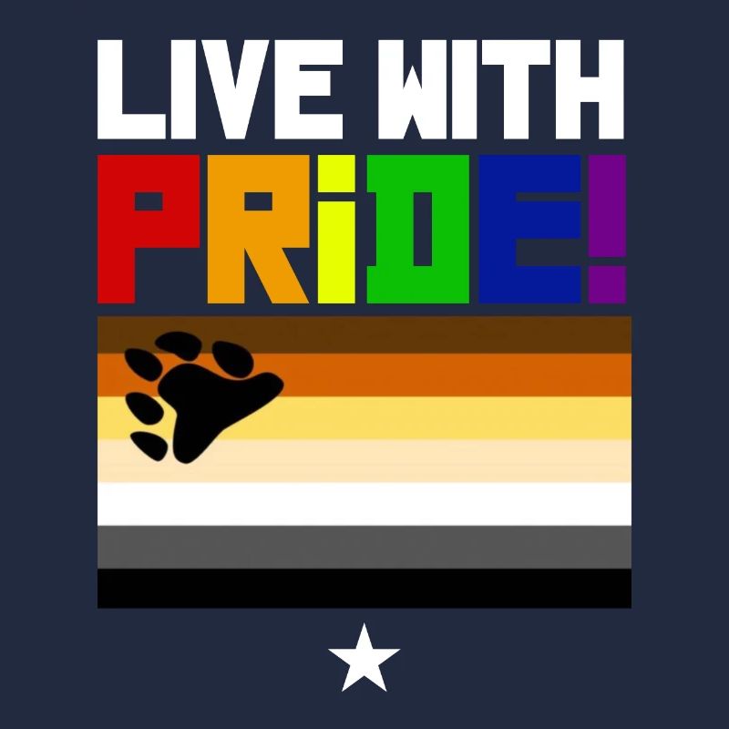 Drapeau de l’ours gay bear pride