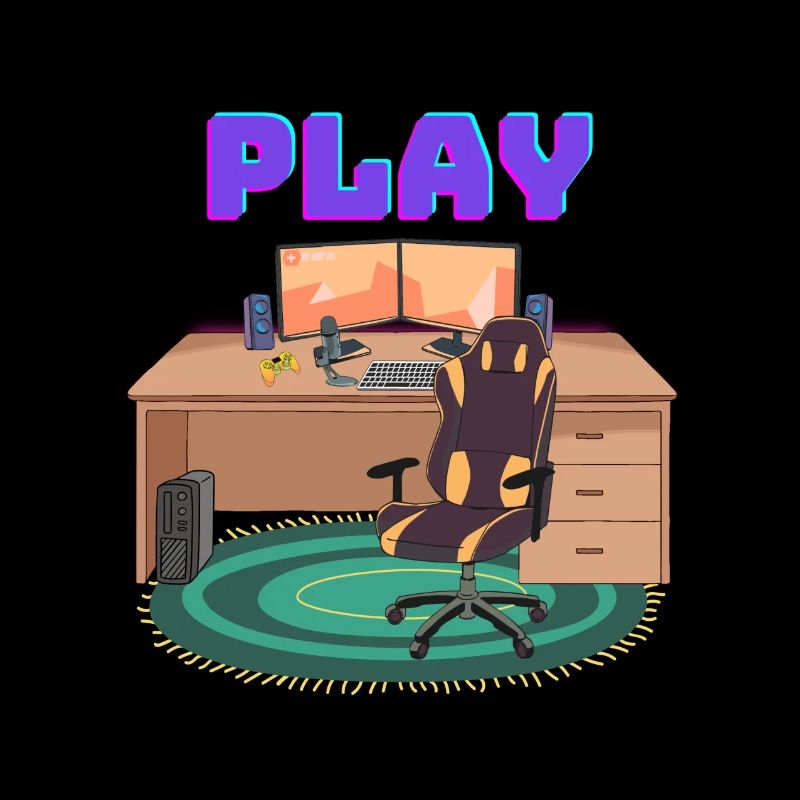 Gaming PC Schreibtisch